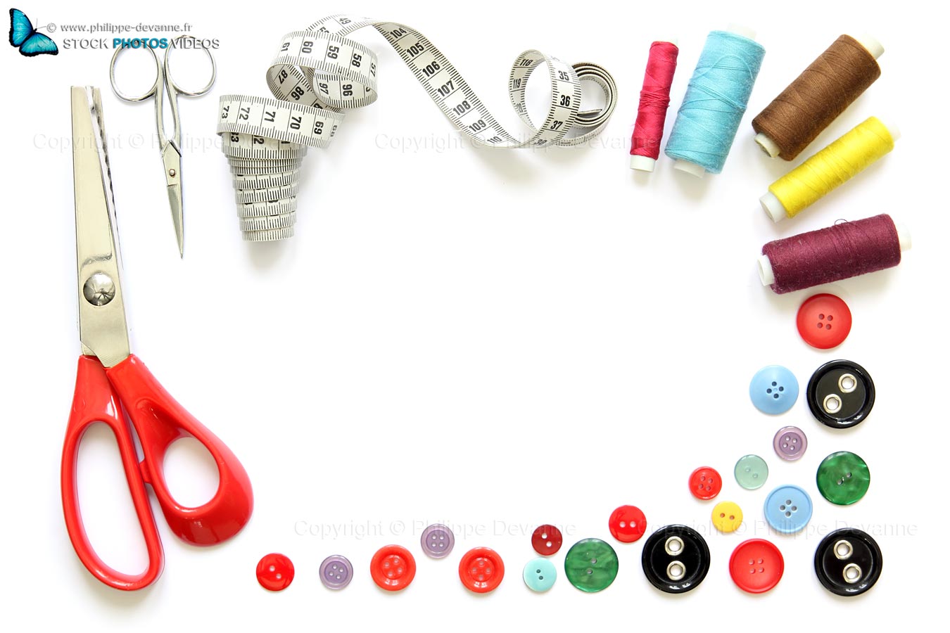 Kit de couture Depple avec 234 pièces d'accessoires de couture inclus, 24  bobines de